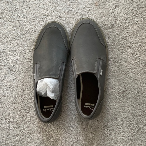 Clarks Other - Clark slip on Grey shoes